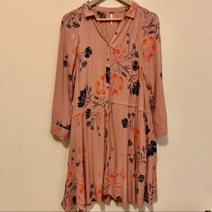 Free People Floral Print Dress
